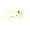 ANILLO EN ORO CON CIRCONITAS Y RUBIES