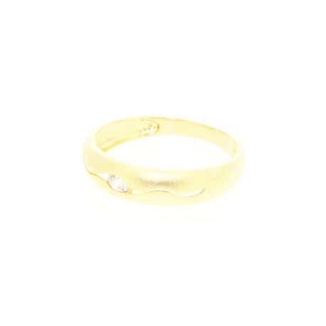 ANILLO EN ORO DE 18KT CON CIRCONITA