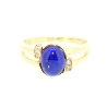 ANILLO  CON LAPISLAZULI Y CIRCONITAS