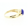 ANILLO  CON LAPISLAZULI Y CIRCONITAS