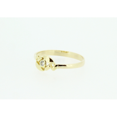 ANILLO EN ORO DE 18KT CON CIRCONITA