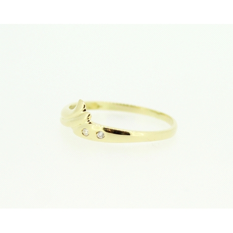 ANILLO EN ORO DE 18KT CON CIRCONITAS