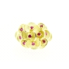 ANILLO EN ORO DE 18KT CON RUBIES