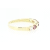 ANILLO EN ORO CON CIRCONITAS Y RUBIES