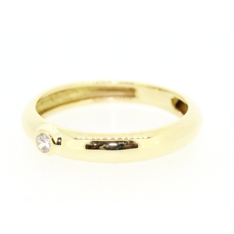 ANILLO EN ORO DE 18KT CON CIRCONITA