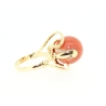 ANILLO EN ORO DE 18KT CON CORAL