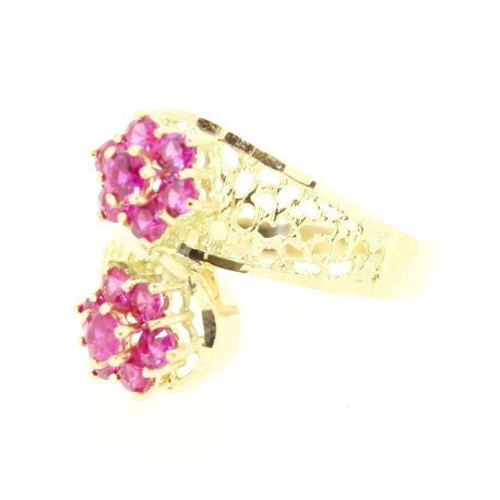 ANILLO EN ORO DE 18KT CON RUBIES