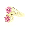 ANILLO EN ORO DE 18KT CON RUBIES