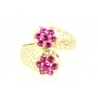 ANILLO EN ORO DE 18KT CON RUBIES