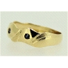 ANILLO EN ORO DE 18KT CON ZAFIROS