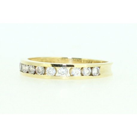 ANILLO EN ORO DE 18KT CON CIRCONITAS