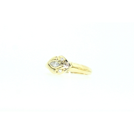 ANILLO EN ORO DE 18KT CON CIRCONITAS