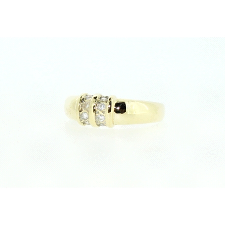 ANILLO EN ORO DE 18KT CON CIRCONITA