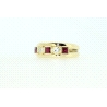 ANILLO EN ORO CON RUBIES Y CIRCONITAS