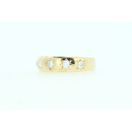 ANILLO EN ORO DE 18KT CON CIRCONITAS