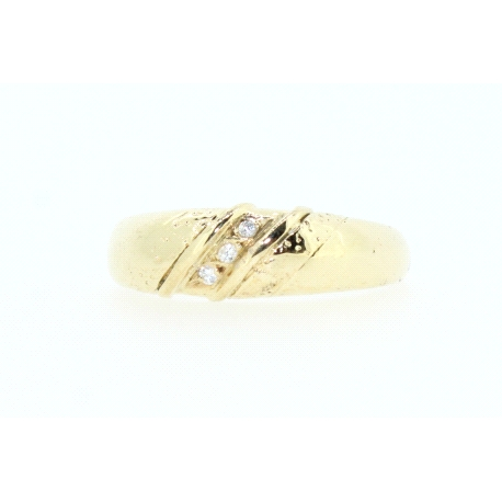 ANILLO EN ORO DE 18KT CON CIRCONITAS