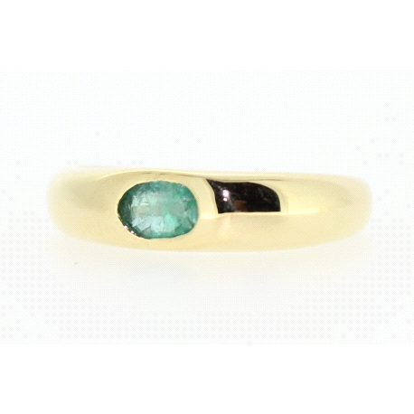 ANILLO EN ORO CON ESMERALDA DE 0,25CT