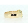 ANILLO EN ORO CON CIRCONITAS Y ESMERALDA