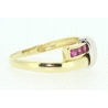 ANILLO EN ORO CON RUBIES Y ZAFIROS