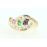 ANILLO EN ORO DE 18KT CON PIEDRAS