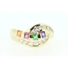 ANILLO EN ORO DE 18KT CON PIEDRAS