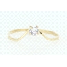 ANILLO EN ORO DE 18KT CON CIRCONITAS