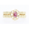 ANILLO EN ORO CON RUBIES Y CIRCONITAS