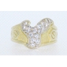 ANILLO EN ORO 18 KT CON CIRCONITAS