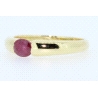 ANILLO EN ORO CON RUBI DE 0,25CT.