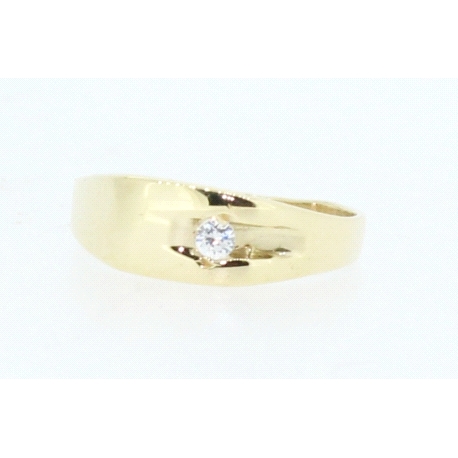 ANILLO EN ORO DE 18 KT CON CIRCONITA