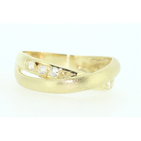 ANILLO EN ORO DE 18KT CON CIRCONITAS