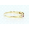 ANILLO EN ORO CON CIRCONITAS Y RUBIES