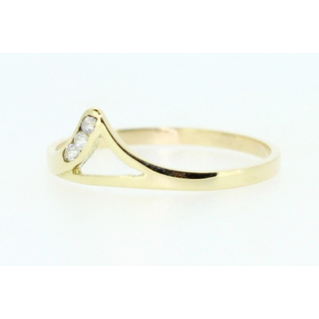 ANILLO EN ORO CON DE 18KT CON CIRCONITAS