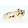 ANILLO EN ORO CON CIRCONITA Y RUBIES