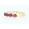 ANILLO EN ORO DE 18KT CON RUBIES