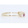 ANILLO EN ORO CON CIRCONITAS Y RUBIES