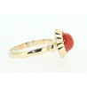 ANILLO EN ORO DE 14KT CON CORAL