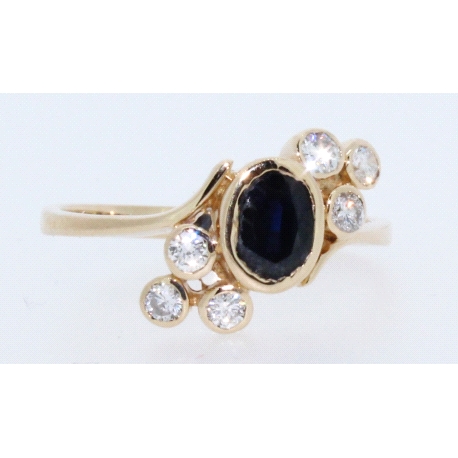 ANILLO EN ORO CON 0,20CT EN BRILLANTES