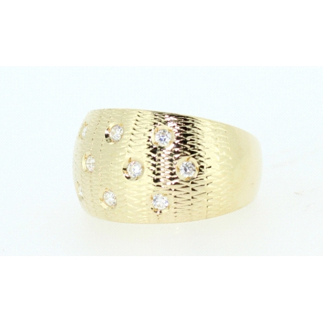 ANILLO EN ORO DE 18KT CON CIRCONITAS