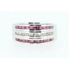 ANILLO CON 0,20CT EN BRILLANTES Y RUBIES