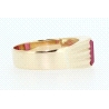 ANILLO EN ORO CON TOPACIO ROSA