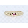 ANILLO EN ORO CON RUBI EN TALLA OVAL