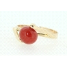 ANILLO EN ORO DE 18KT CON CORAL