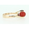 ANILLO EN ORO DE 18KT CON CORAL