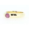 ANILLO EN ORO CON RUBI DE 0,30CT.