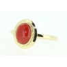 ANILLO EN ORO DE 18KT CON CORAL