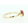 ANILLO EN ORO DE 18KT CON CORAL