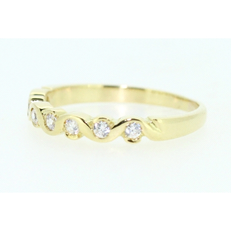 ANILLO EN ORO DE 18KT CON CIRCONITAS