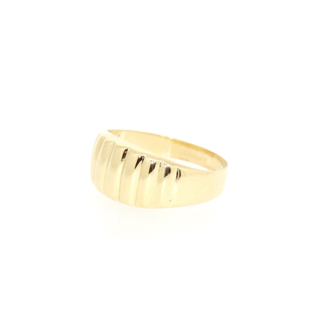 ANILLO EN ORO DE 18 KT MATE Y BRILLO