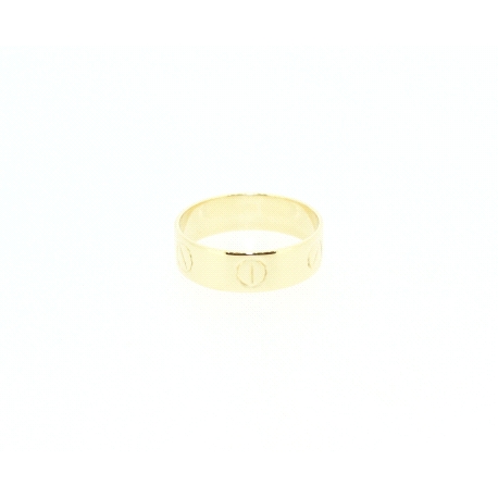 ANILLO MODELO CARTIER EN ORO DE 18 KT